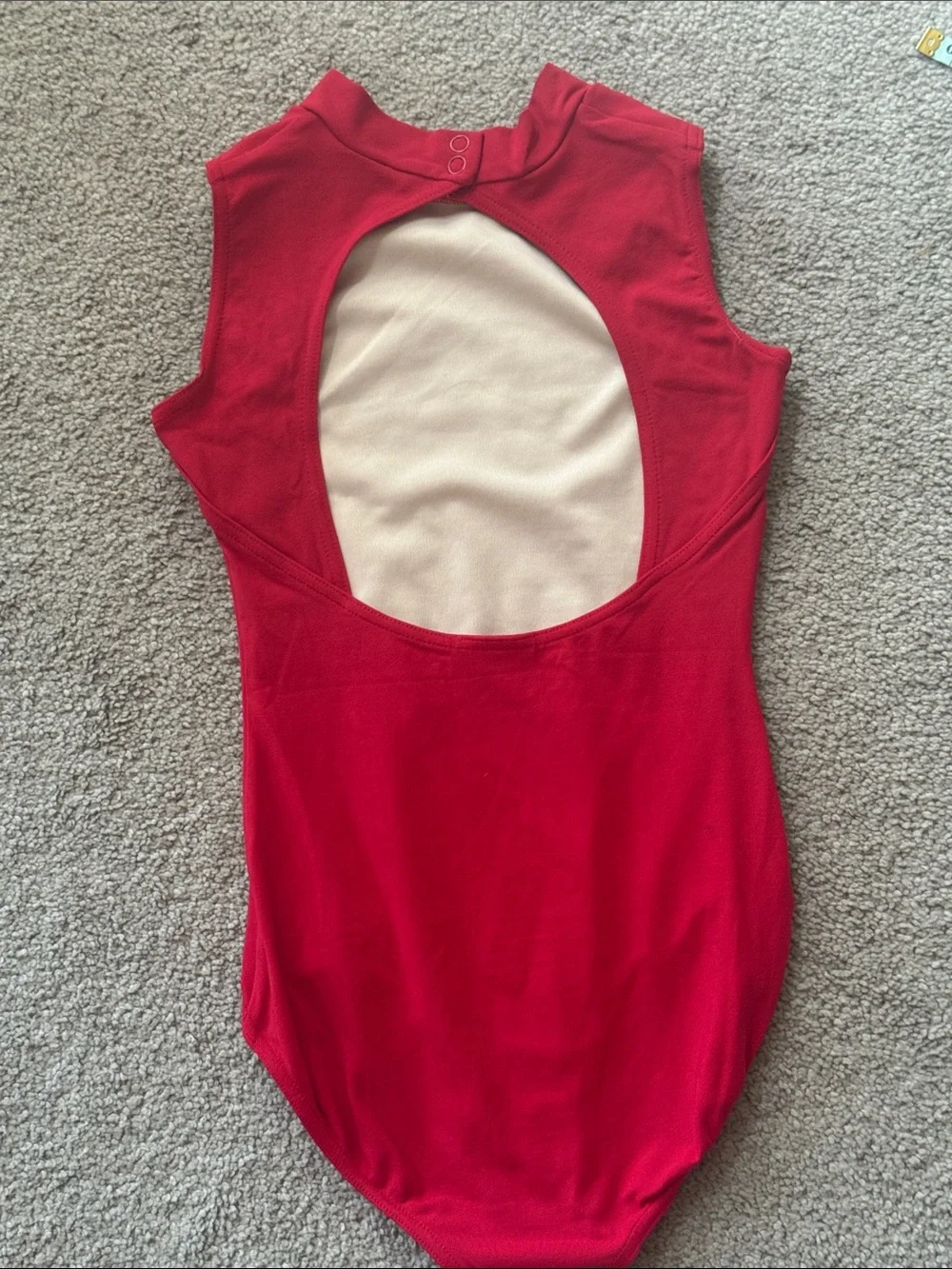 Capezio Studio Collection High Neck Leotard in Scarlet!